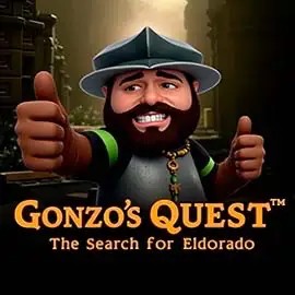 Gonzo's Quest slot logo by NetEnt at CasinoLab CasinoGonzo's Quest