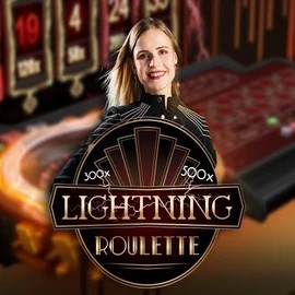 Lightning Roulette by Evolution, showcased at casinolabscasino.com – game logo