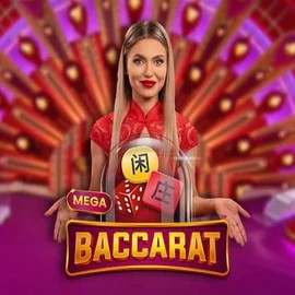 Official Live Casino logo: Mega Baccarat by Pragmatic Play at CasinoLab Casino