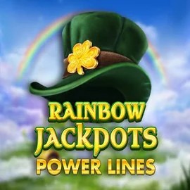 Jackpots logo of Rainbow Jackpots Power Lines from Red Tiger Gaming at CasinoLab Casino