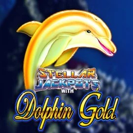 Dolphin Gold with Stellar Jackpots by Lightning Box Game, showcased at casinolabscasino.com – game logo
