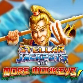 Stellar Jackpots with More Monkeys logo by Lightning Box Game at CasinoLab Casino
