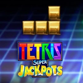 Tetris Super Jackpots by WMS, showcased at casinolabscasino.com – game logo